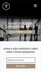 Templates de Landing Pages - Em Breve - Landing Page