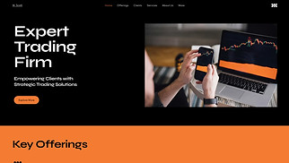  website templates - Financial Trader (Dynamic)