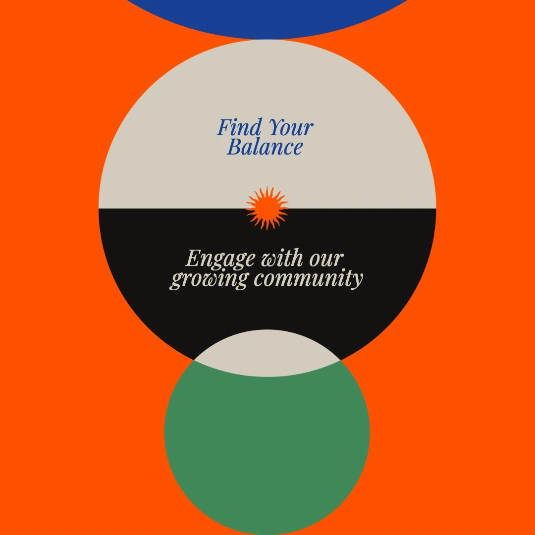 Playful Colorful Geometric Health & Fitness Facebook Post