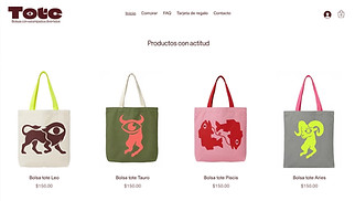 eCommerce plantillas web – Tienda de Accesorios (Colorido)