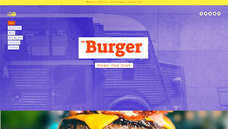 Шаблон для сайта в категории «Рестораны и еда» — Закусочная на колесах