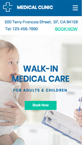Mẫu trang web Sức khỏe – Phòng khám y tế