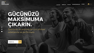 Danışmanlık ve Rehberlik site şablonları - Spor Psikoloğu