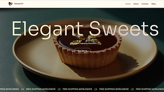 Cafe & Bakery website templates - Boulangerie (Elegant)