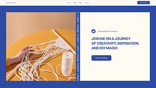 Blog website templates - DIY Blogger (Natural)