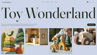 Kids & Babies website templates - Toy Store (Cozy)