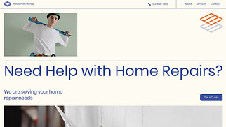 website templates - Handyman (Bold)