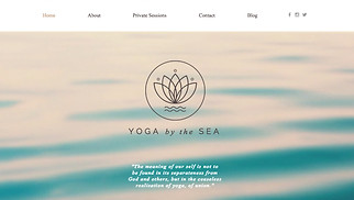 Hjemmesideskabeloner til Sundhed & wellness - Yogacenter