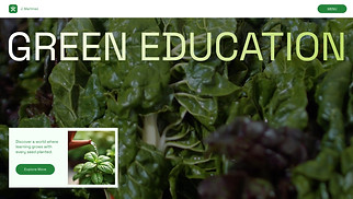 Education website templates - School Garden Program (Fresh)