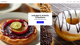 Cafe & Bakery website templates - Bakehouse (Vibrant)
