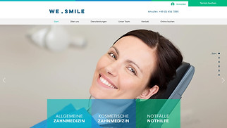 Gesundheit Website-Vorlagen - Zahnarzt