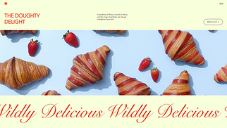 Restaurants & Food website templates - Bakery (Bright)