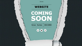 Alle website templates - Introductiepagina "binnenkort"