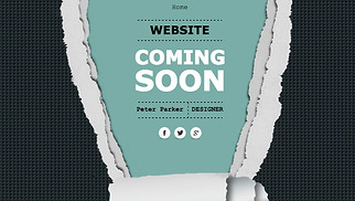  website templates - Coming Soon Landing Page