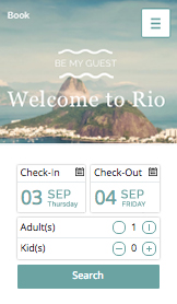 Reizen en toerisme website templates - Vakantie verhuurbedrijf