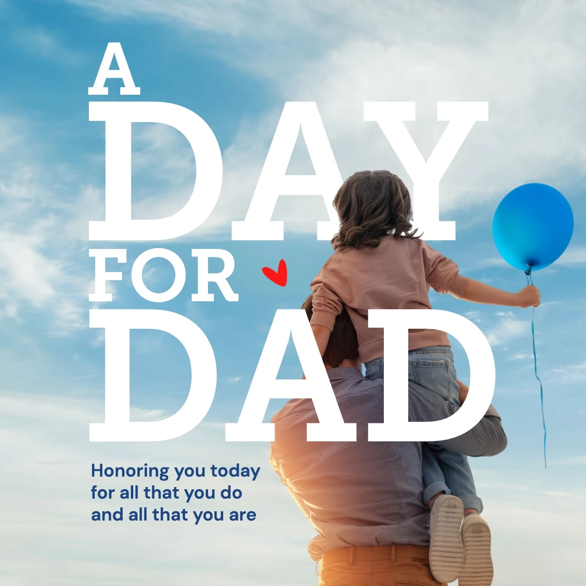 Playful Cute Illustrative Father's Day Greeting Card