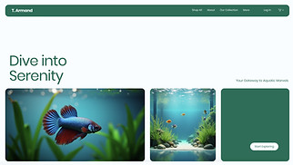 Pets & Animals website templates - Aquarium Store (Vibrant)