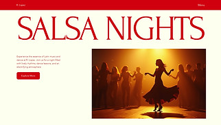 Restaurants & Food website templates - Latin Club (Vibrant)