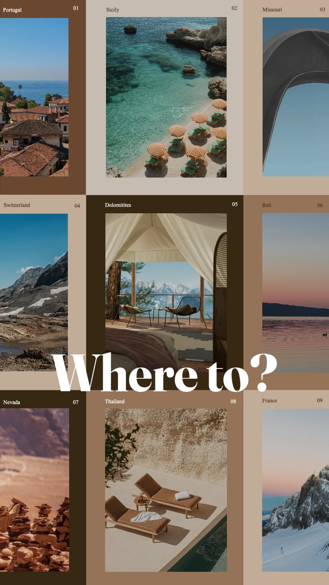 Organic Abstract Travel & Hospitality Facebook Story