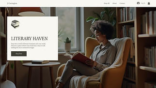 Books & Publishers website templates - Used Bookstore (Whimsical)