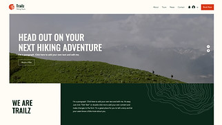 Travel Services website templates - Adventure Tour Company 