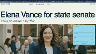 All website templates - Politician (Trustworthy)