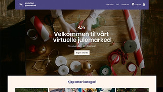 Nettsidetemplater innen Kunst og håndverk - Online-julemarked