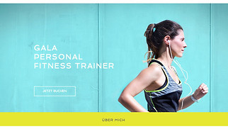 Gesundheit & Wellness Website-Vorlagen - Fitness-Trainer