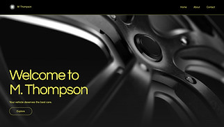 Industrial website templates - Car Detailing Business (Sleek)