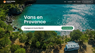 Templates de sites web Services voyage - Société de location de camping-car 