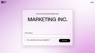 All website templates - Coming Soon Landing Page (Cool)