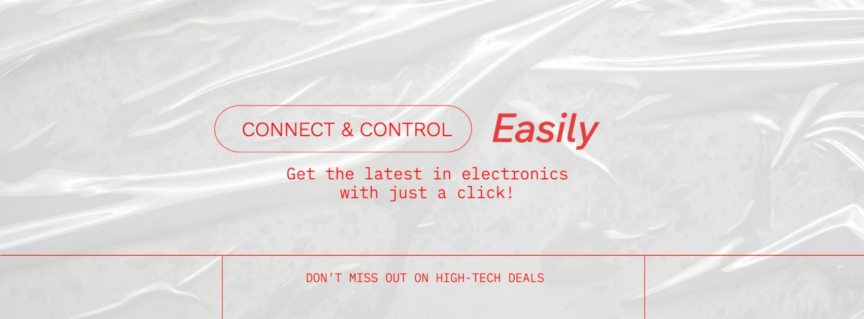 Modern Geometric Electronics & Gadgets Facebook Cover