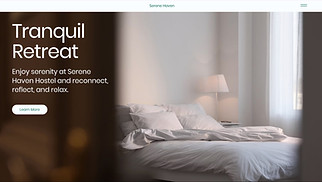 Travel & Tourism website templates - Hostel (Simple)