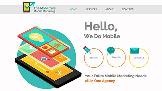 Technology & Apps website templates - Marketing Agency