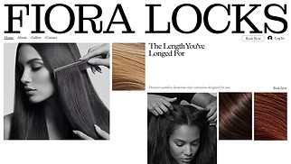 Szablony stron z dziedziny „Wszystko” - Hair Extensions Salon (Fresh)