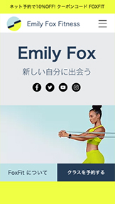 健康＆フィットネス website templates – フィットネストレーナー