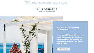Webové šablony pro Apartmány a hostely – Půjčovna potřeb na dovolenou