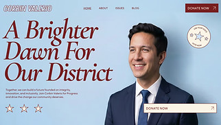 Comunidades y organizaciones plantillas web – Political Campaign (Radiant)