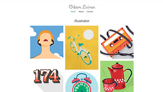 Art & Illustration website templates - Illustrator