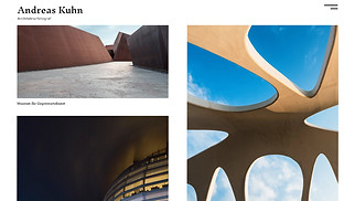 Architektur & Innendesign Website-Vorlagen - Fotograf/in