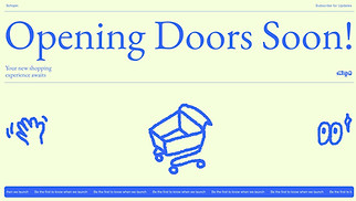 eCommerce website templates - Online Store Coming Soon (Classic)