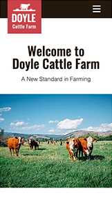 Mẫu trang web Làm nông và Làm vườn – Trang trại