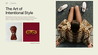 Blog website templates - Beauty & Fashion Blogger (Contemporary)