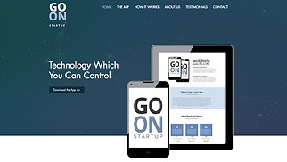 Teknoloji ve Uygulamalar site şablonları - App Açılış Sayfası
