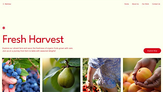 Industrial website templates - Organic Fruit Farm (Bright)