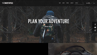 Online Store website templates - Backpack Store