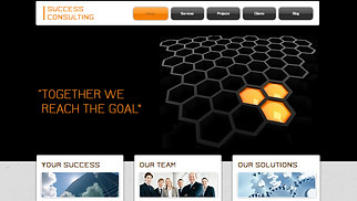 Werbung & Marketing Website-Vorlagen - Unternehmensberatung