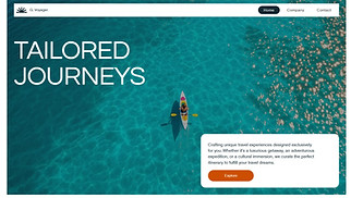 Business website templates - Travel Agency (Modern)
