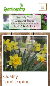 Mẫu trang web Làm nông và Làm vườn – Công ty cảnh quan