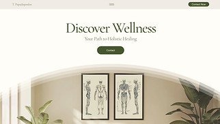  website templates - Osteopathic Clinic (Organic)
